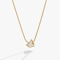 ALEX AND ANI — Pearlized Dove 'Peace' Slider Necklace