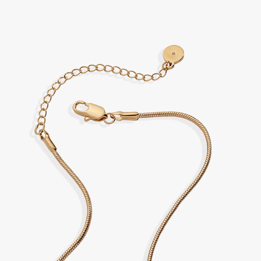 ALEX AND ANI — Pearlized Dove 'Peace' Slider Necklace