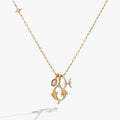 ALEX AND ANI — Pisces Zodiac Charm Cluster Necklace