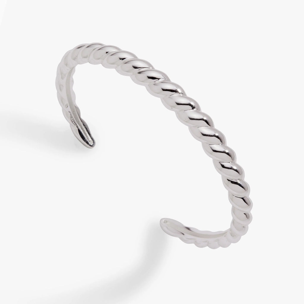 ALEX AND ANI — Puffy Rope Texture Cuff Bracelet