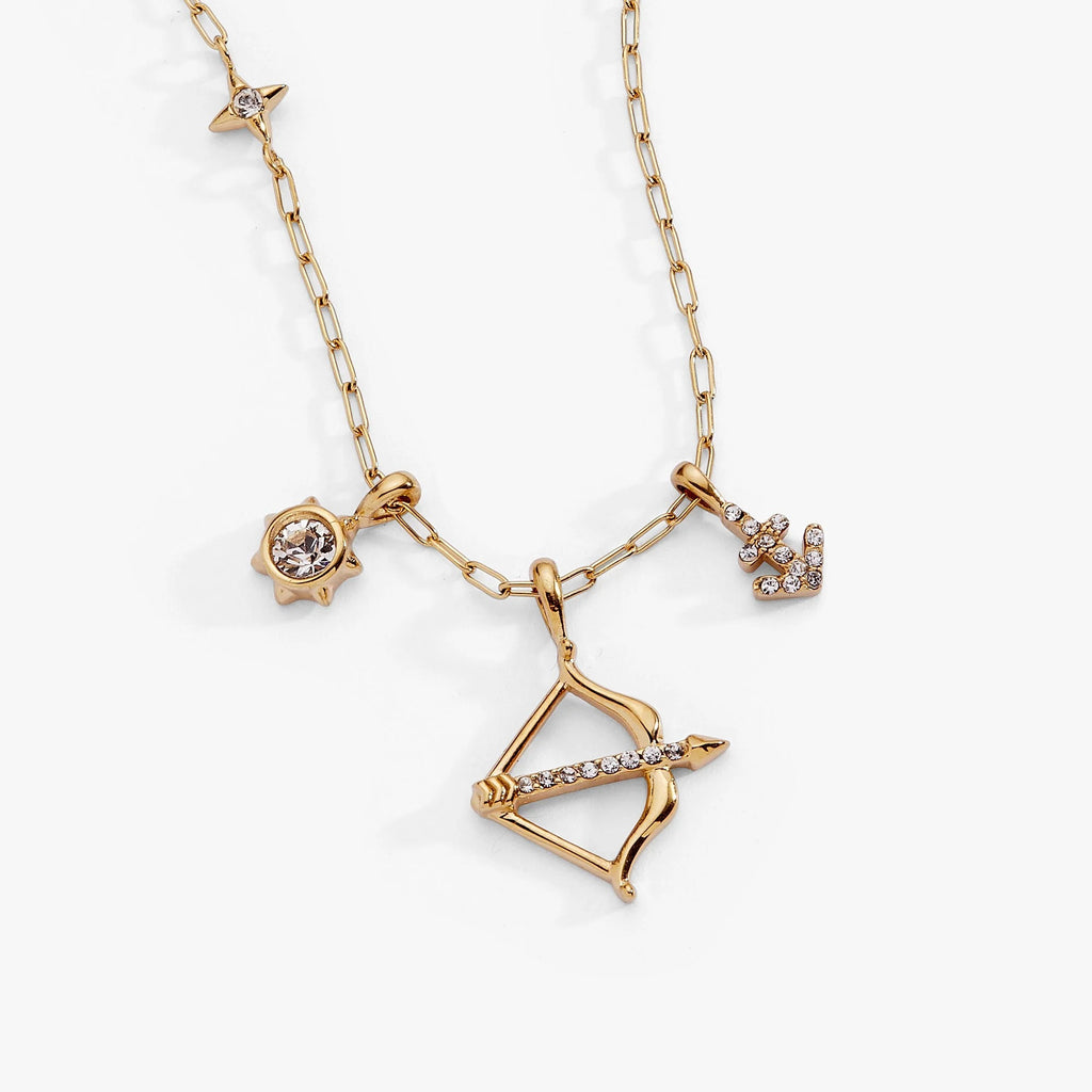 ALEX AND ANI — Sagittarius Zodiac Charm Cluster Necklace