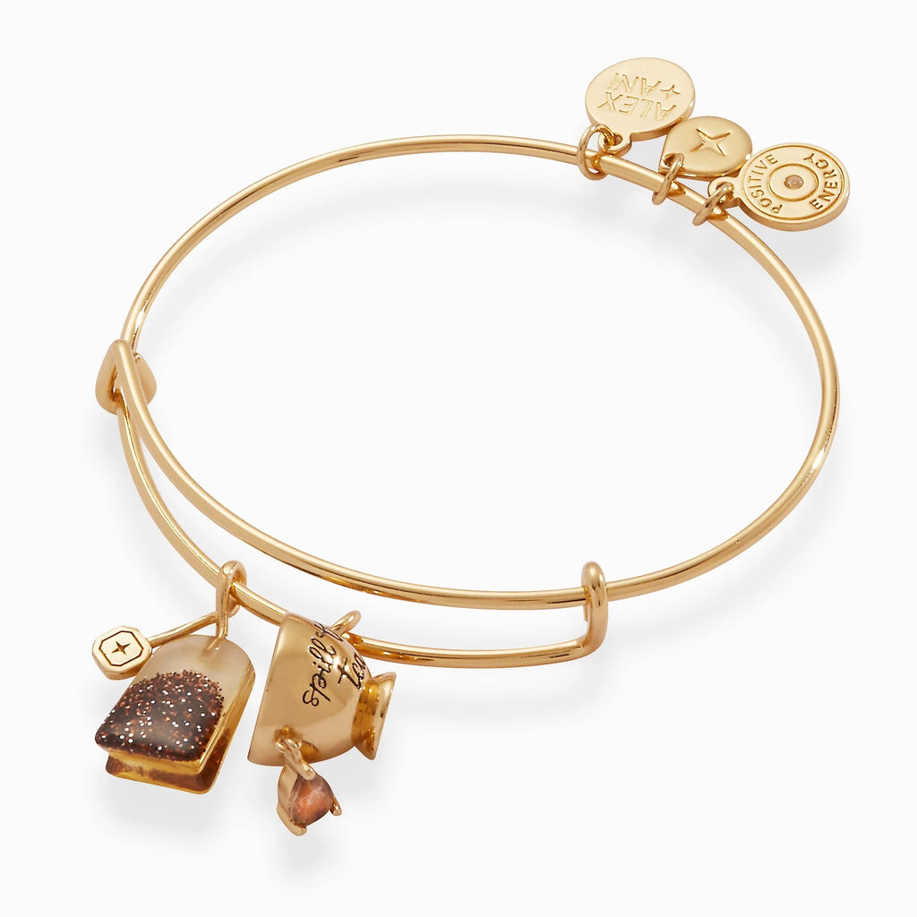 ALEX AND ANI — 'Spill the Tea' Cup & Tea Bag Charm Bangle