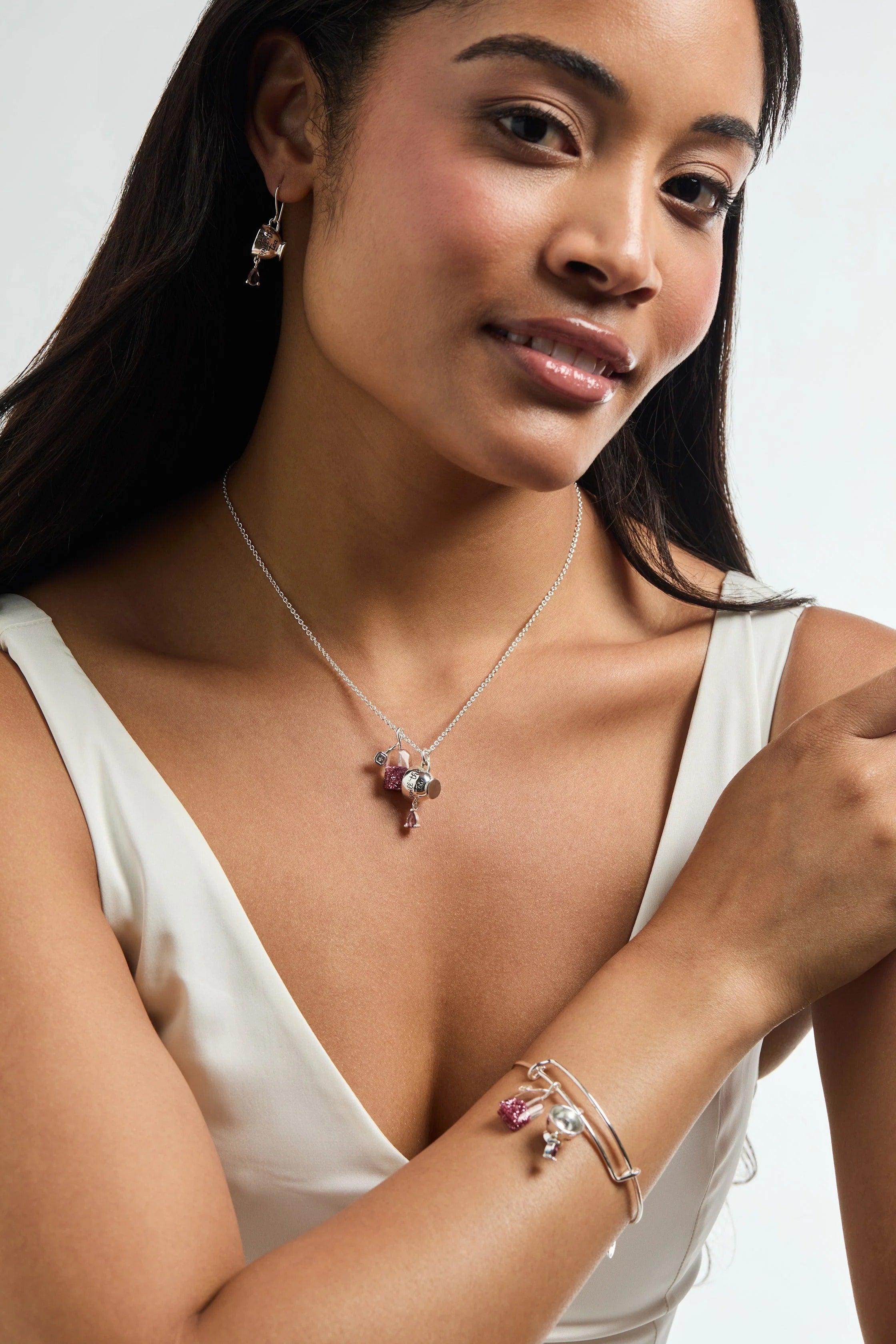 ALEX AND ANI — 'Spill the Tea' Cup & Tea Bag Charm Bangle