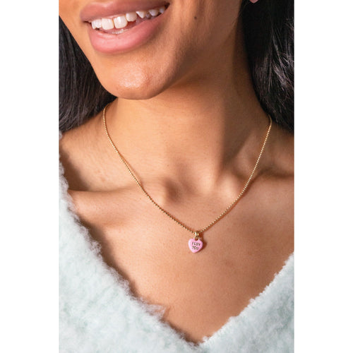 ALEX AND ANI — Sweethearts® 'I Luv You' Charm Necklace