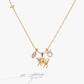 ALEX AND ANI — Taurus Zodiac Charm Cluster Necklace