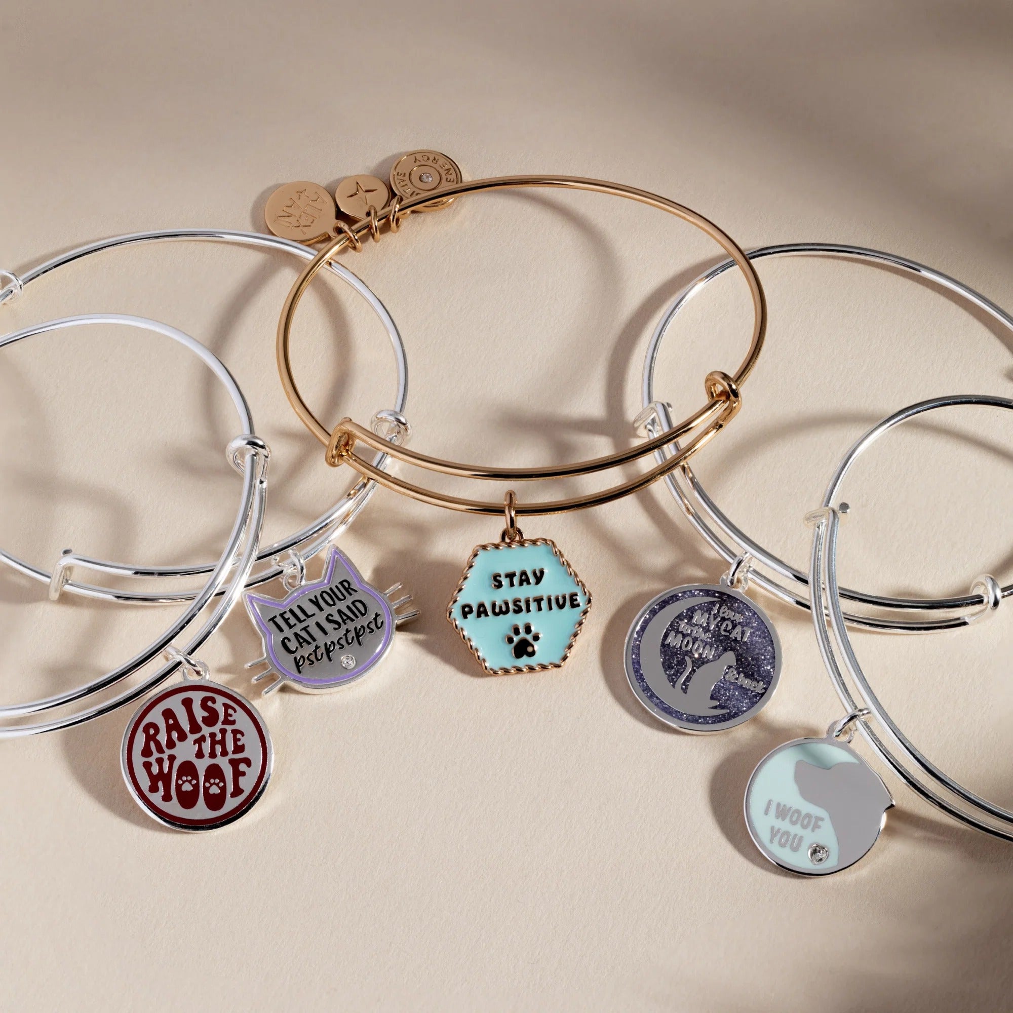 ALEX AND ANI — 'Tell Your Cat I Said Pst Pst Pst' Bangle