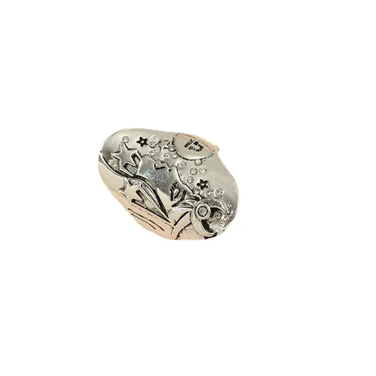 Alloy Joint Ring European And American Style With An Oval Portrait Design