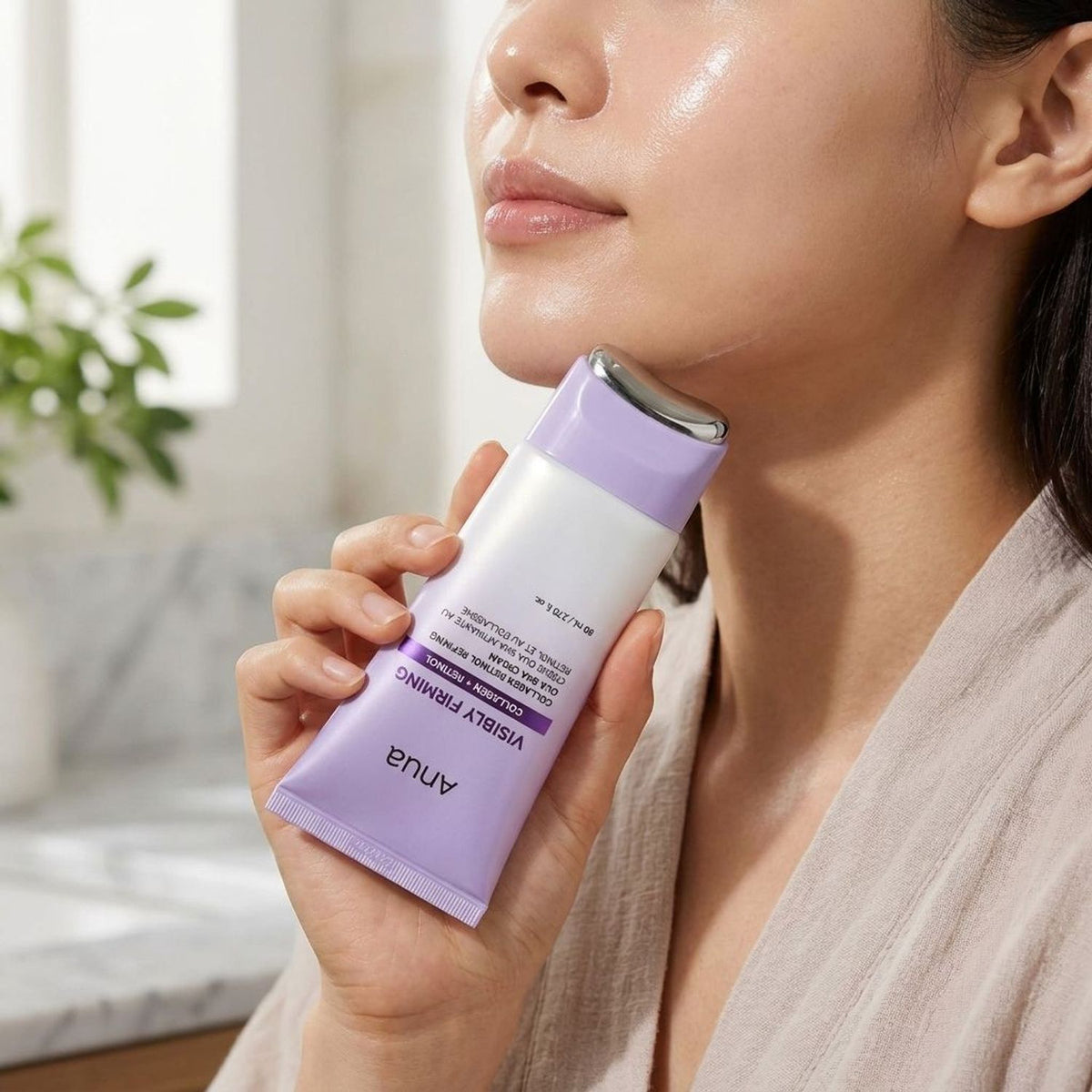 Anua — Anua Collagen Retinol Refining Gua Sha Cream 80ml - Korean Skin Care Firming Face Moisturizer