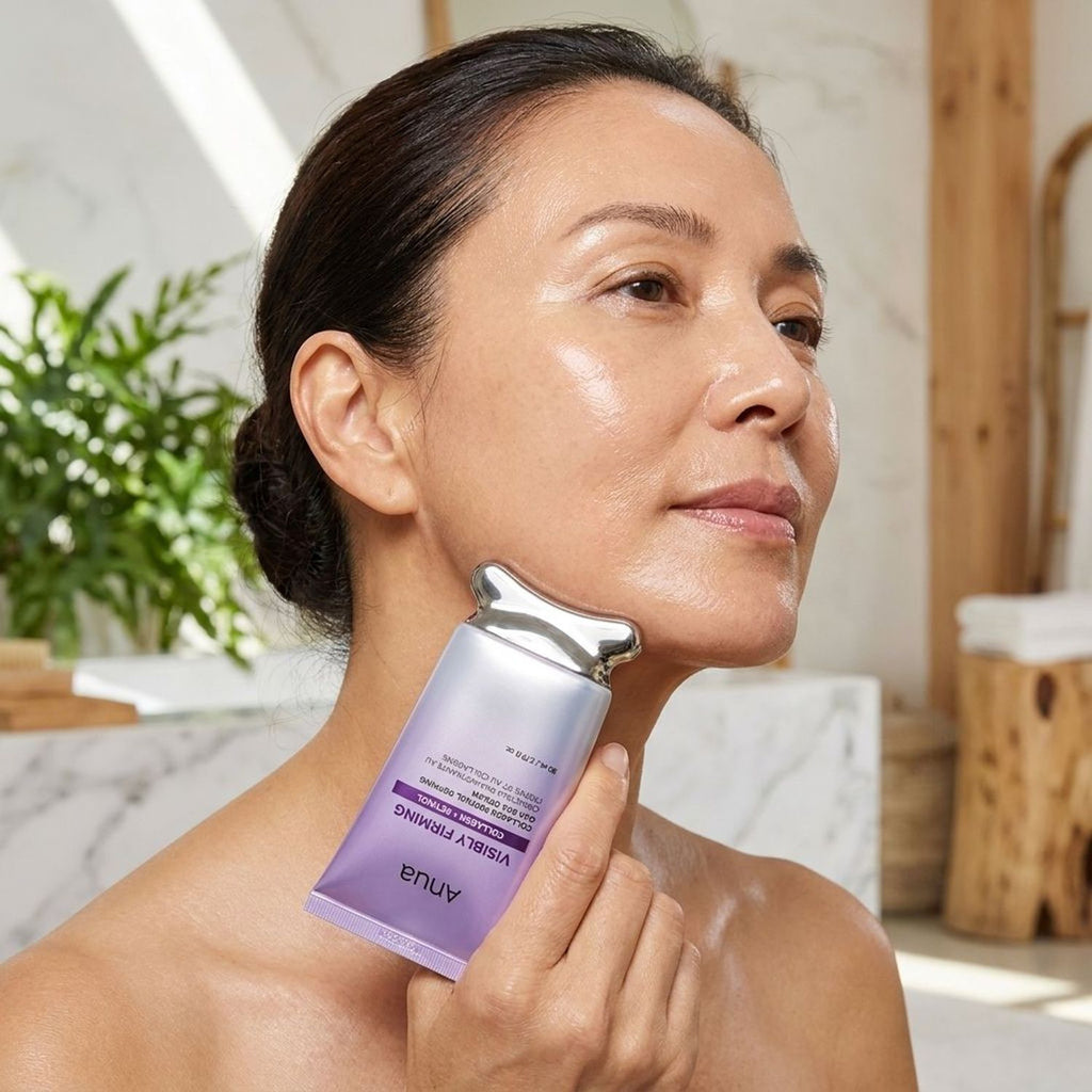 Anua — Anua Collagen Retinol Refining Gua Sha Cream 80ml - Korean Skin Care Firming Face Moisturizer