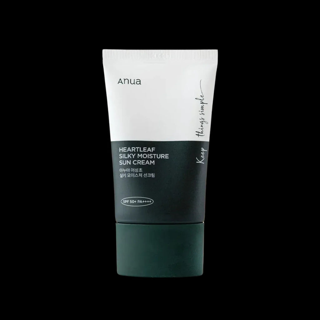 Anua — Anua Heartleaf Silky Moisture Sunscreen SPF 50+ PA++++ 50ml - Korean Skin Care