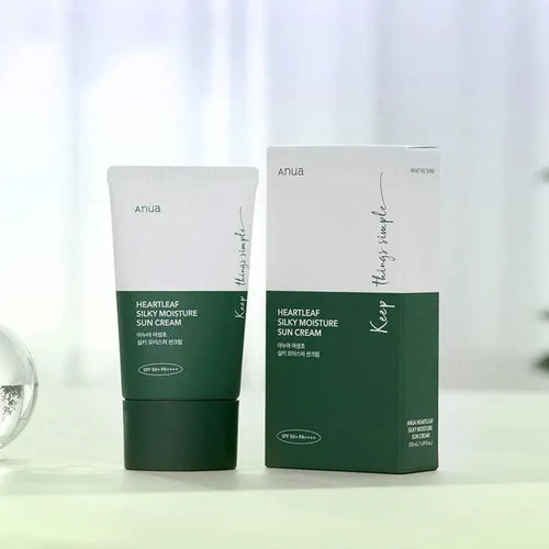 Anua — Anua Heartleaf Silky Moisture Sunscreen SPF 50+ PA++++ 50ml - Korean Skin Care