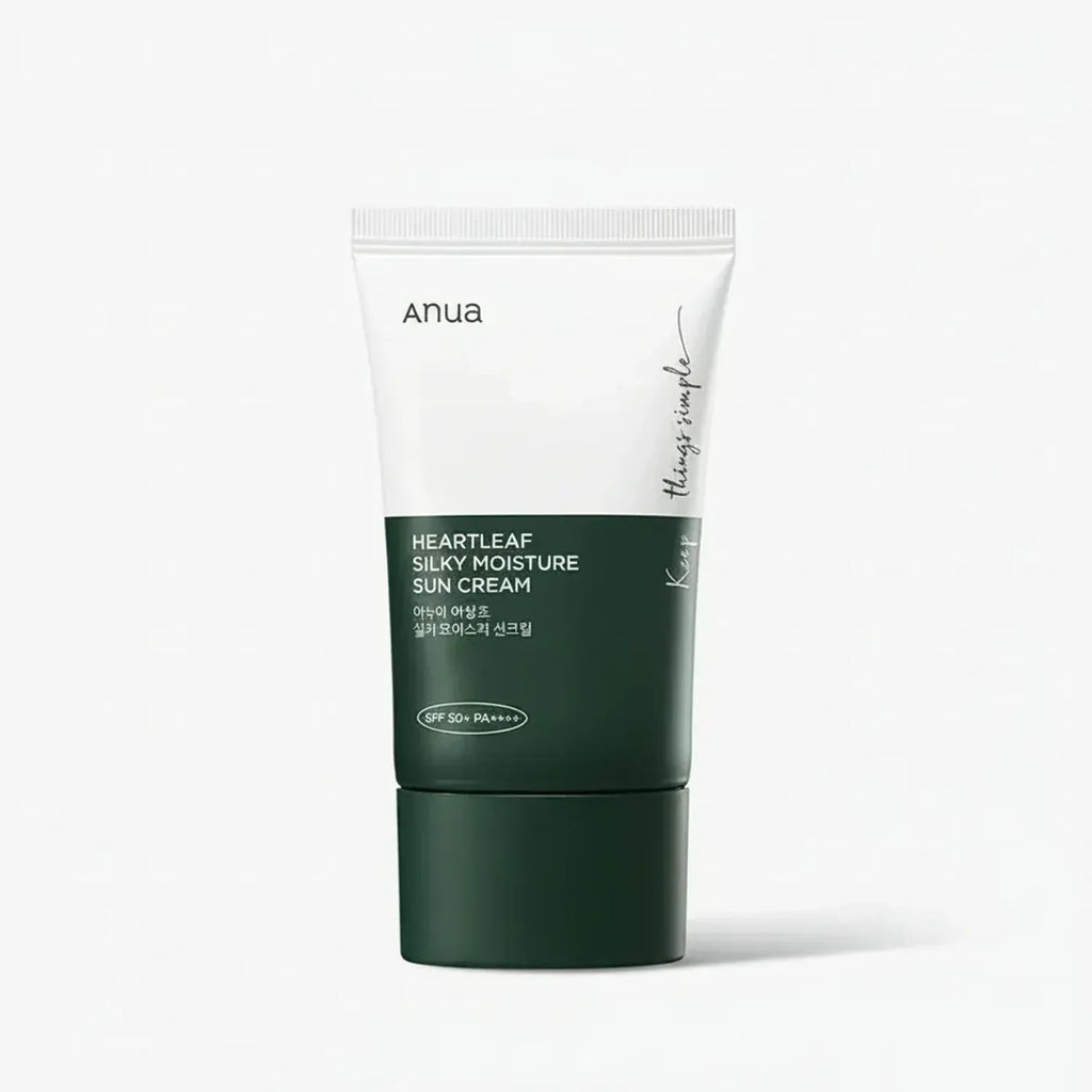 Anua — Anua Heartleaf Silky Moisture Sunscreen SPF 50+ PA++++ 50ml - Korean Skin Care