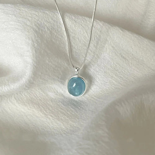 Aquamarine Crystal Necklace & Accessories Collection