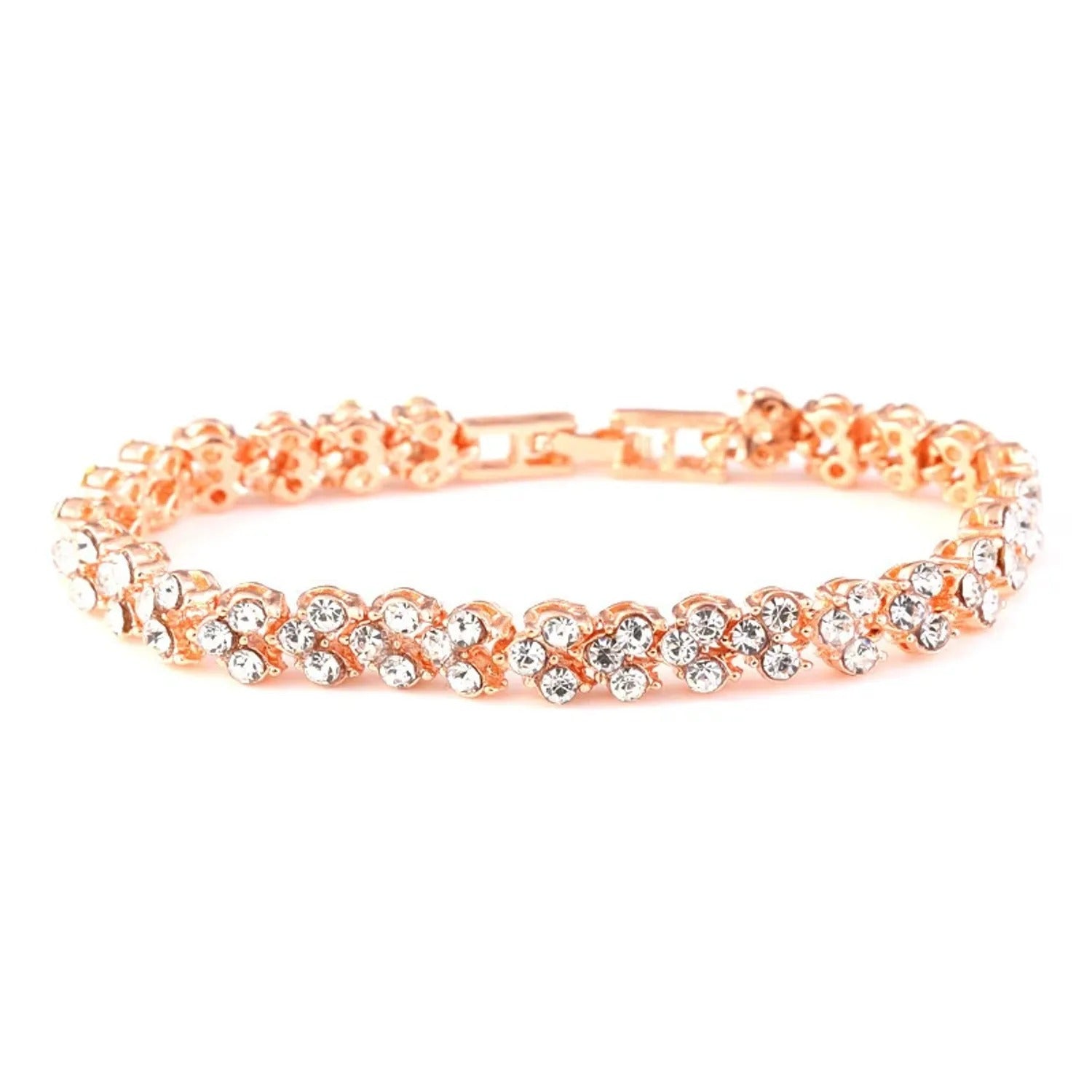 Bamboo-Link, Twist & Lock Alloy Bracelet Collection