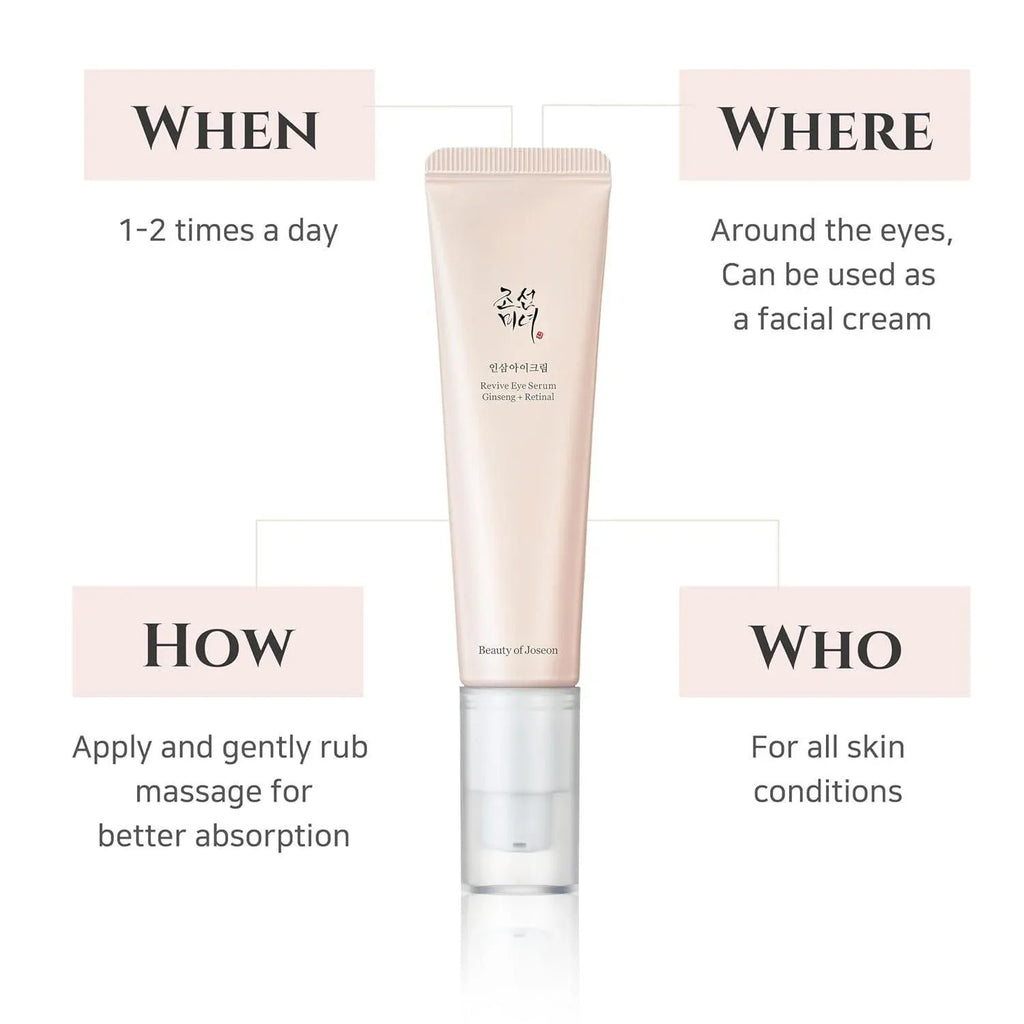BeautyOfJoseon — BeautyOfJoseon Revive Eye Serum Ginseng + Retinal 30ml