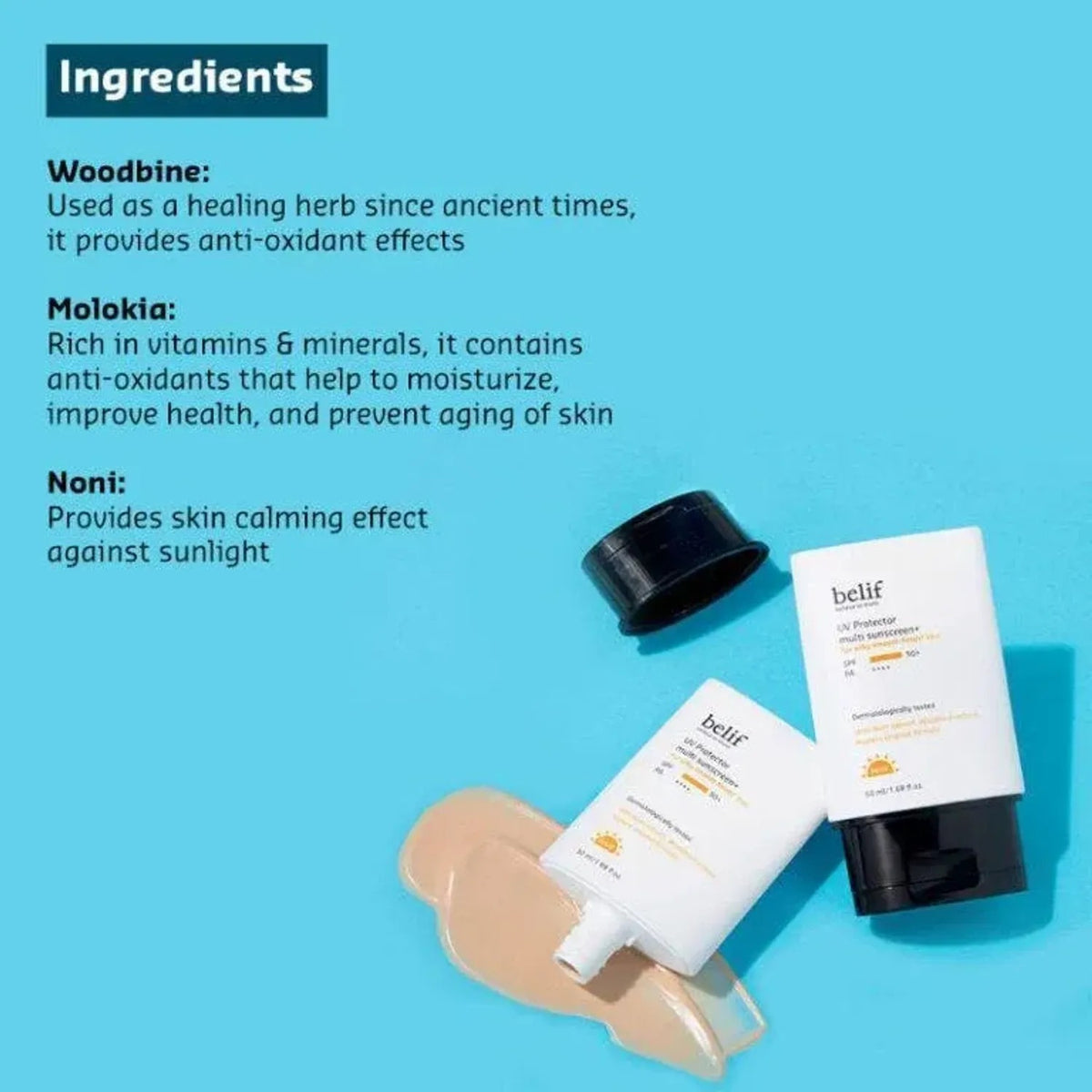 Belif — [Belif] UV protector multi sunscreen+ 50 ml