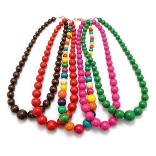 Bohemian Coconut Shell Long Sweater Chain Necklace for Women — all variants