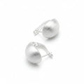 Brushed Matte Teardrop Ear Clips — Minimalist No-Piercing