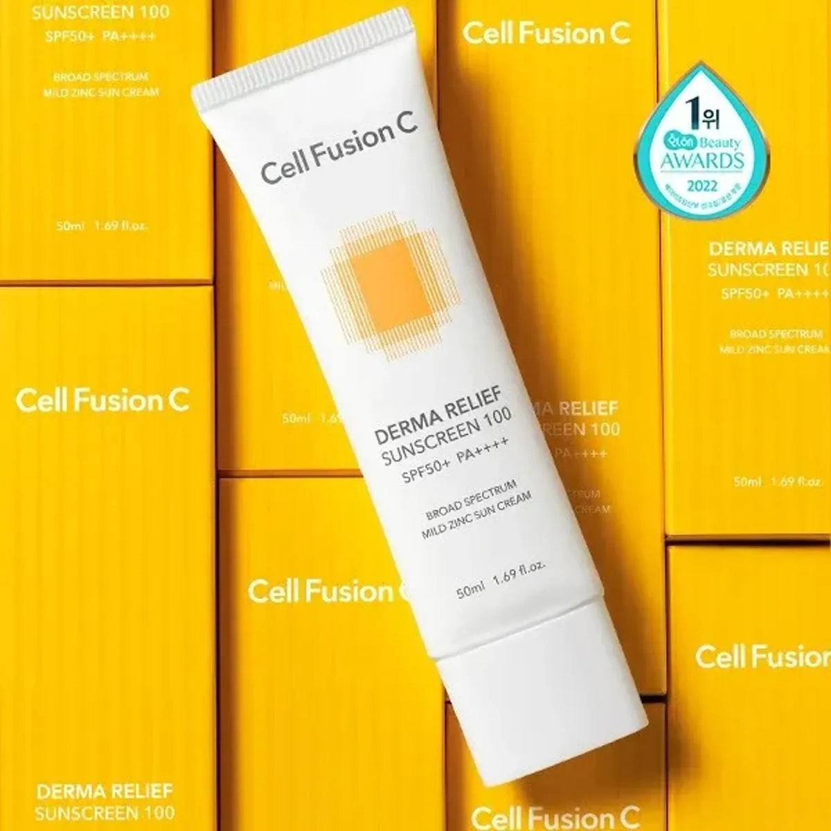 CellFusionC — [CellFusionC] Derma Relief Sunscreen 100 SPF50+/PA++++ 50ml