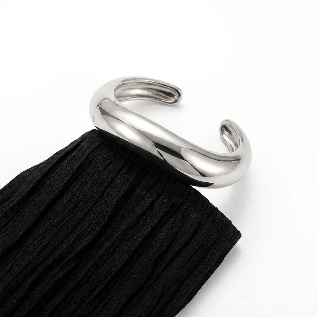CJDROPSHIPPING — CJDROPSHIPPING Exaggerated Glossy Wide Open Bangle Bracelet for Women