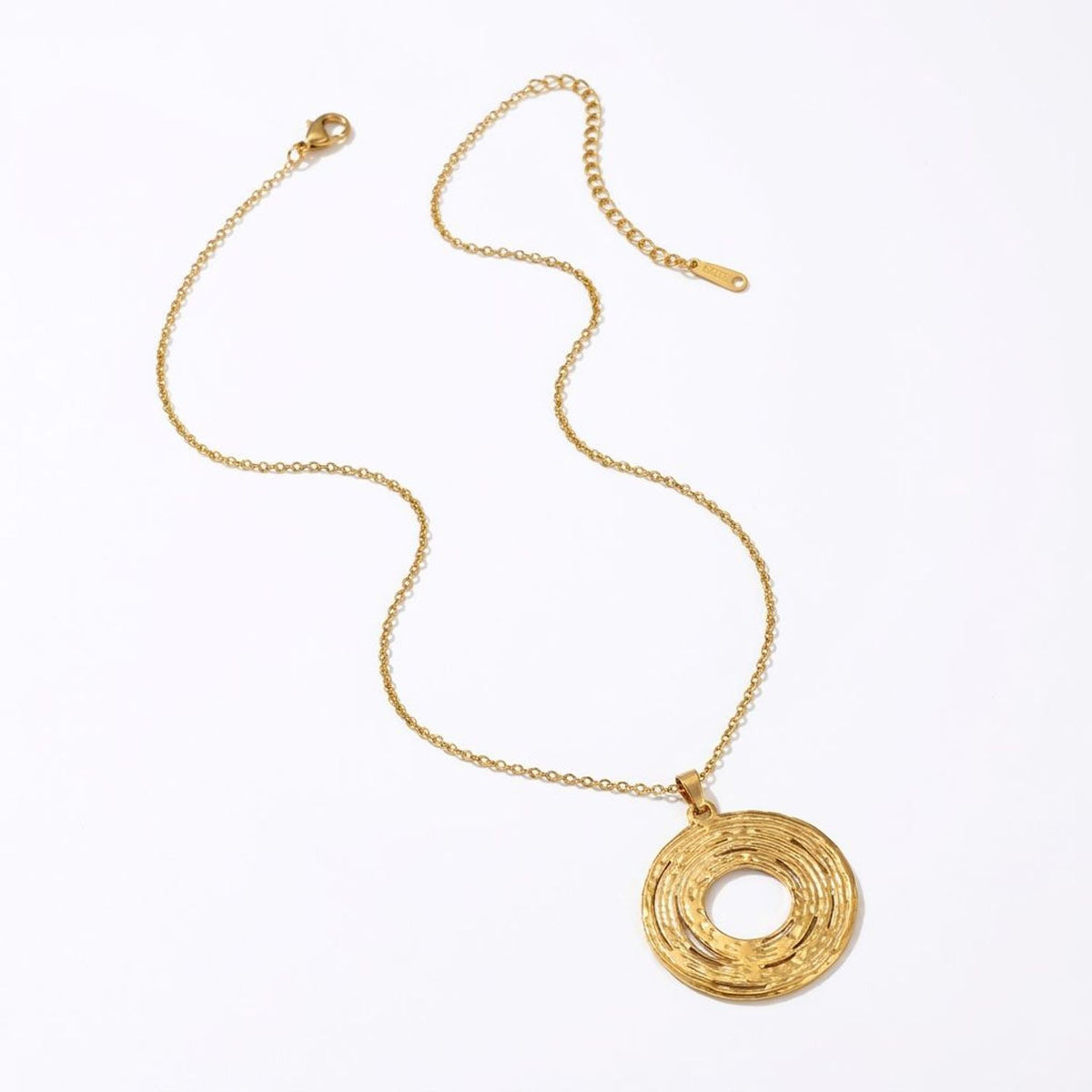 CJDROPSHIPPING — CJDROPSHIPPING Stainless Steel Geometric Disc Pendant Necklace