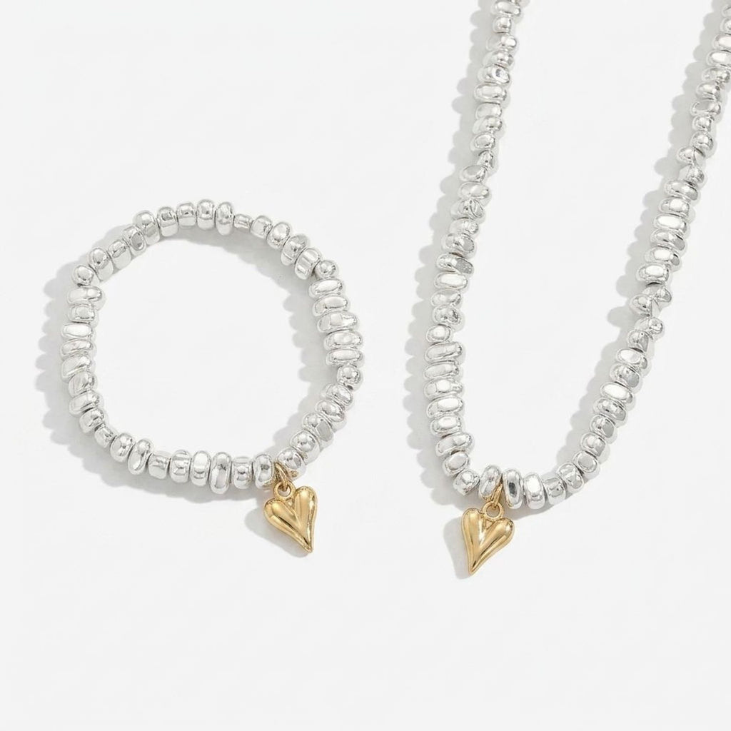 CJDROPSHIPPING — CJDROPSHIPPING Women's Geometric Heart Necklace and Bracelet Jewelry Set