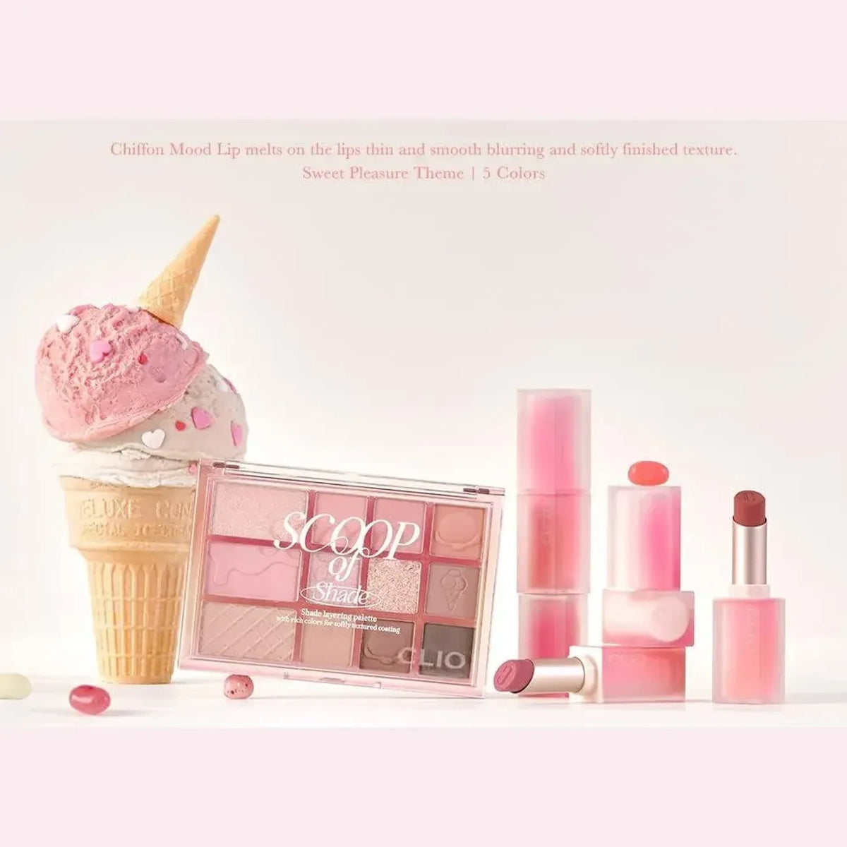 Clio — [Clio] Chiffon Mood Lip #09 Strawberry Cookie