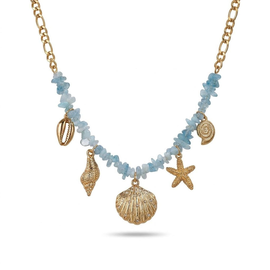 Colorful Beaded Heart Pendant Layered Necklace for Women, Y2K Clavicle Chain