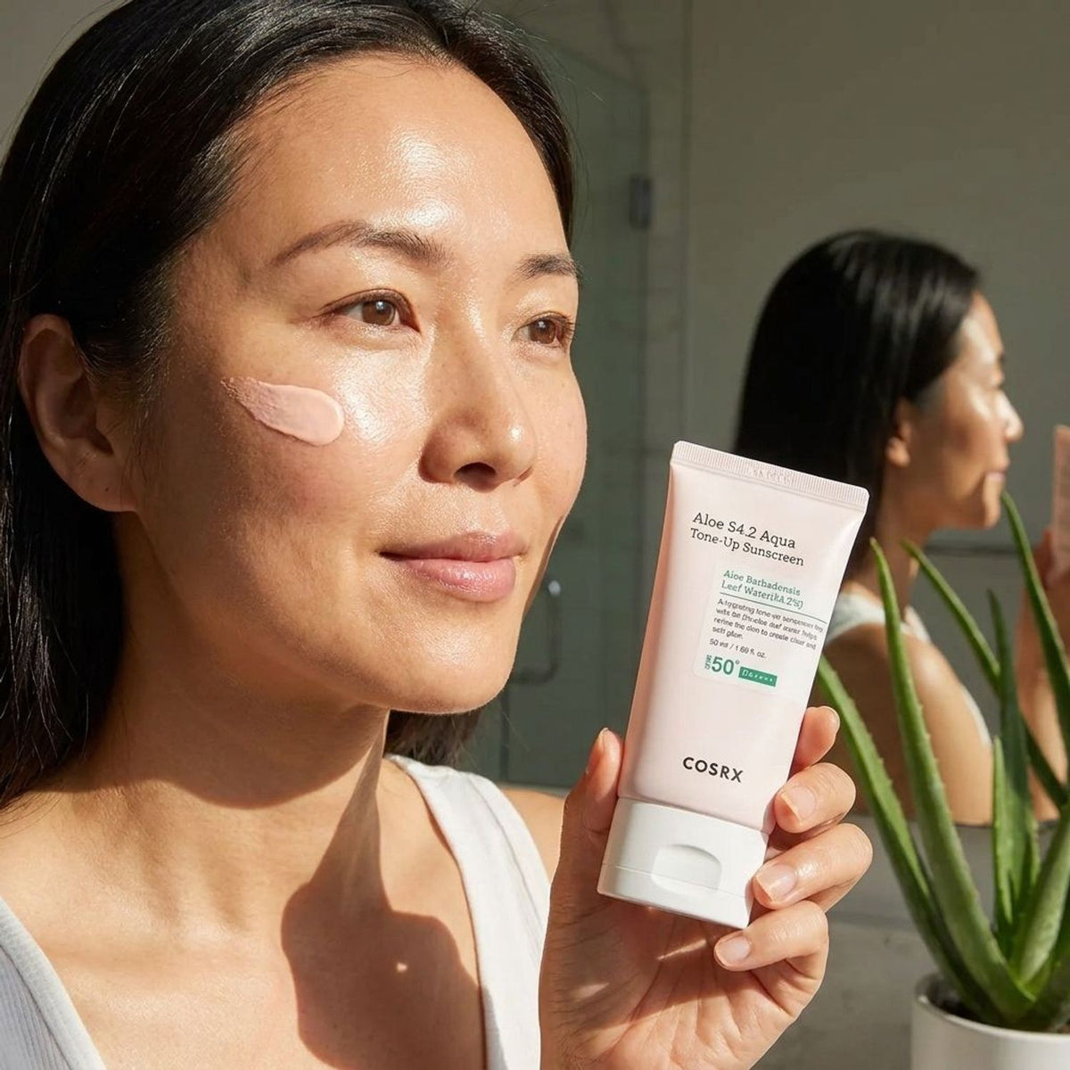Cosrx — Cosrx Aloe 54.2 Aqua Tone-up Sunscreen 50ml - Korean Skin Care SPF 50+