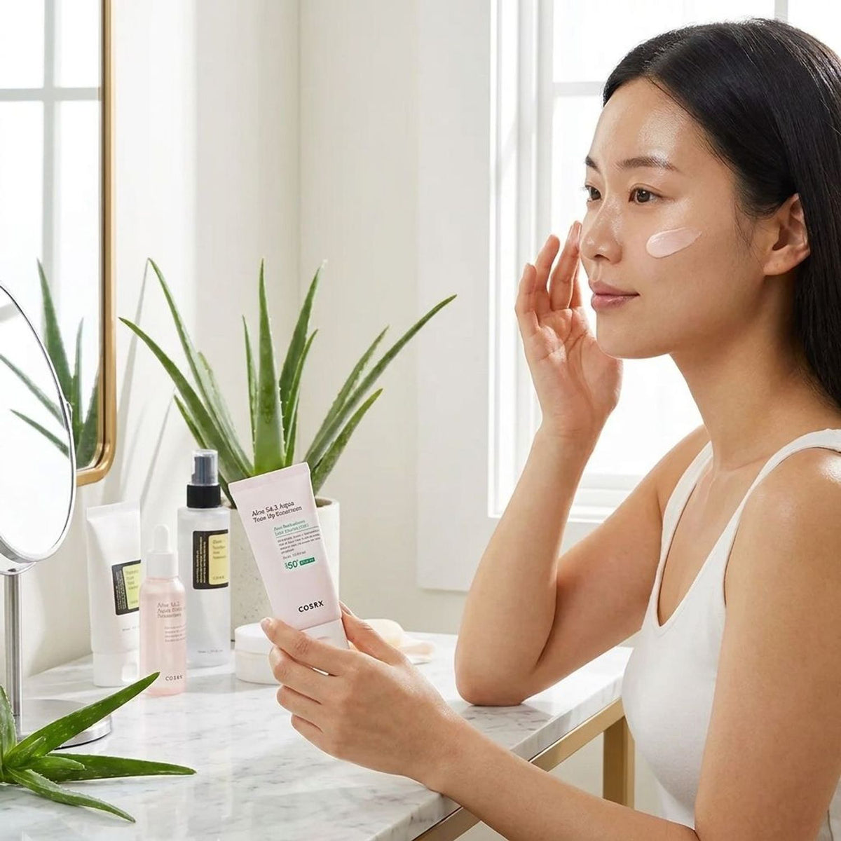Cosrx — Cosrx Aloe 54.2 Aqua Tone-up Sunscreen 50ml - Korean Skin Care SPF 50+