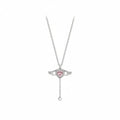 Cupid Heart Angel Pendant Clavicle Necklace
