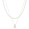Double-Layer Pearl Clavicle Necklace – Light Luxury Minimalist Design