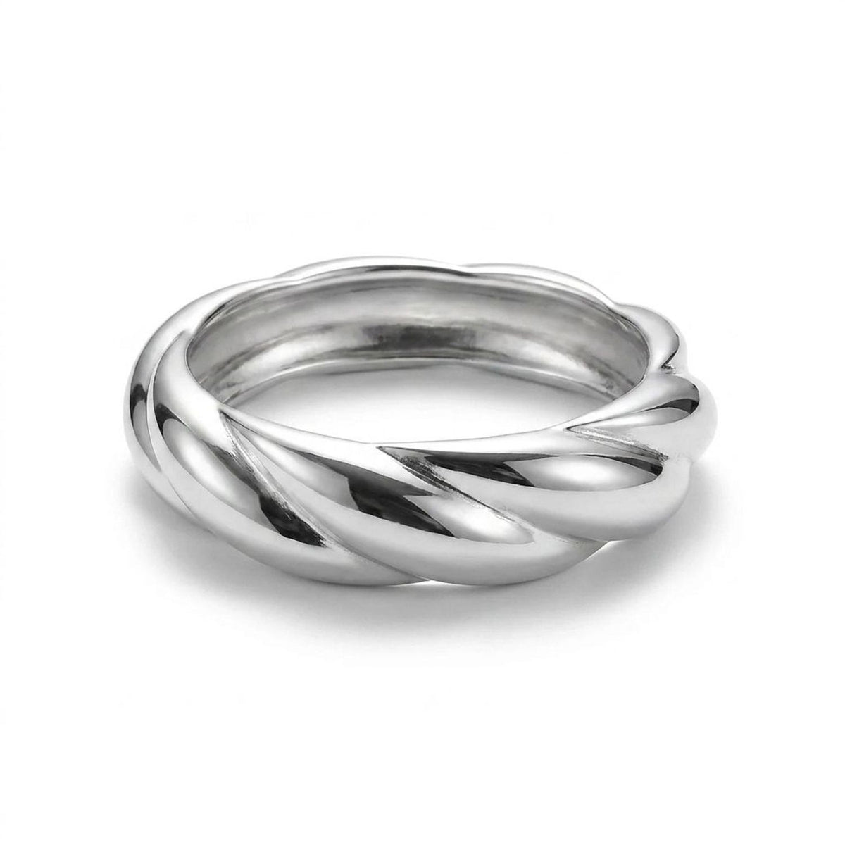 Exaggerated Glossy Wide Open Bangle Bracelet for Women