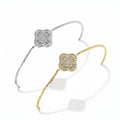 Four-Leaf Clover Lucky Copper Chain Bracelet