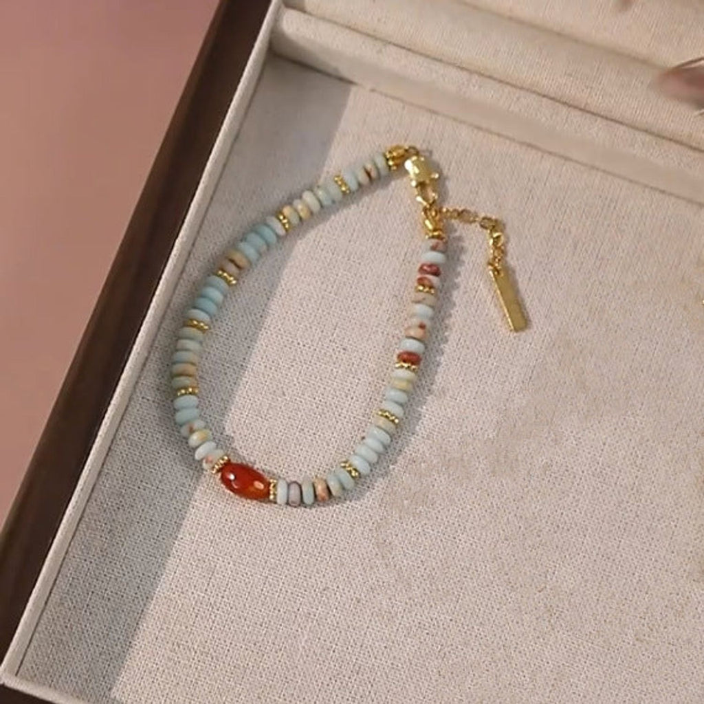 Freshwater Pearl & Natural Stone Necklace or Bracelet