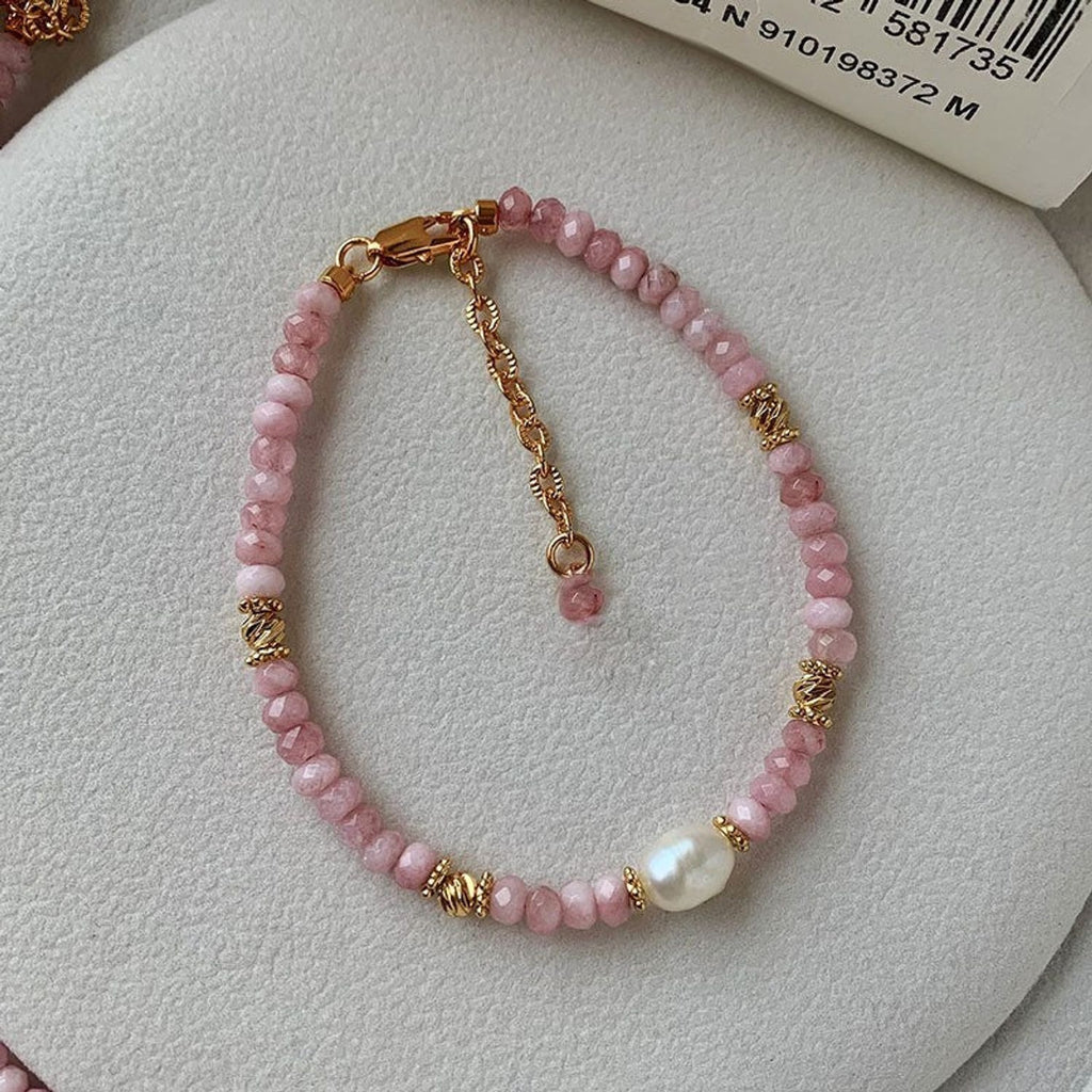 Freshwater Pearl & Natural Stone Necklace or Bracelet