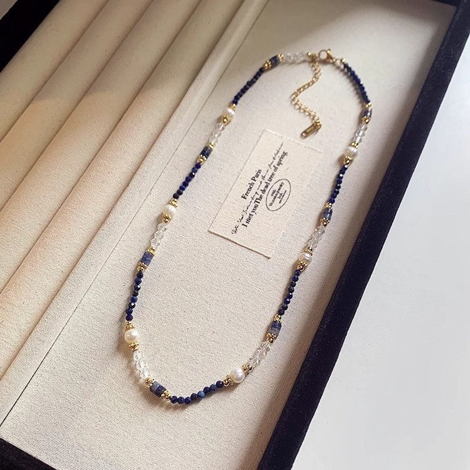 Freshwater Pearl & Natural Stone Necklace or Bracelet