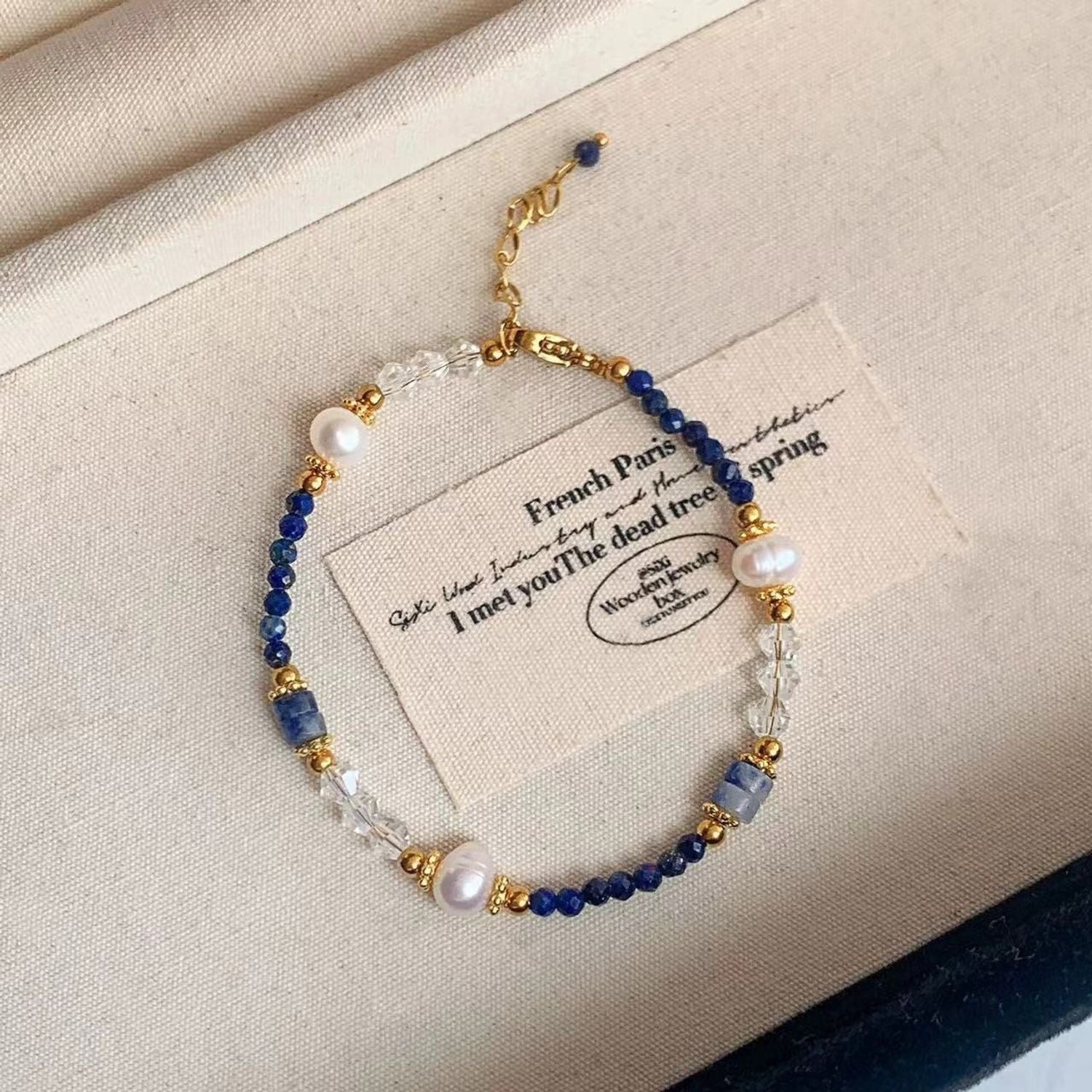 Freshwater Pearl & Natural Stone Necklace or Bracelet