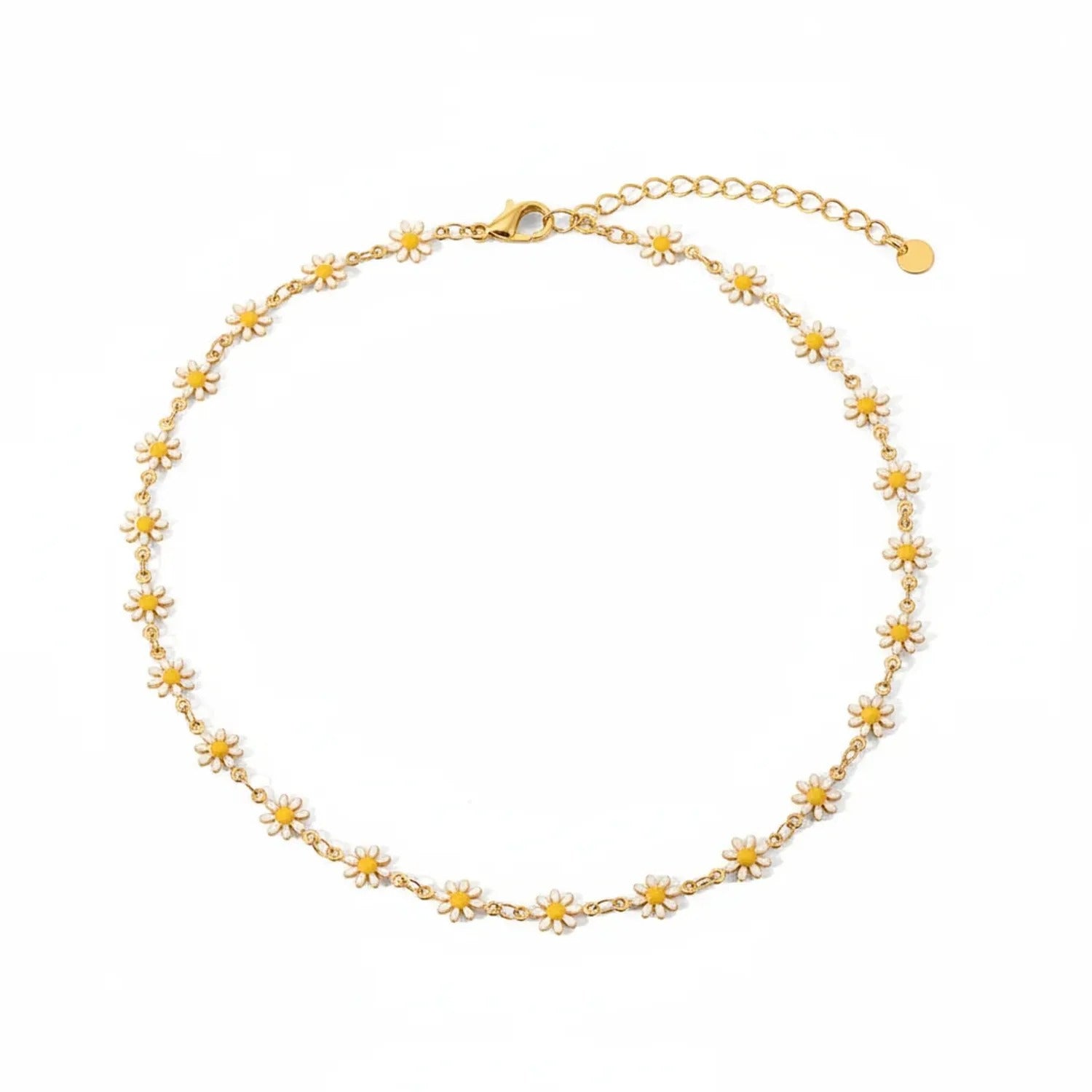 Gold-Plated Titanium Steel Layered Necklace – Tarnish-Free Women's Jewelry