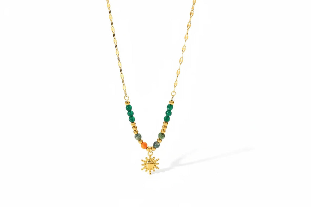 Gold-Plated Titanium Steel Layered Necklace – Tarnish-Free Women's Jewelry