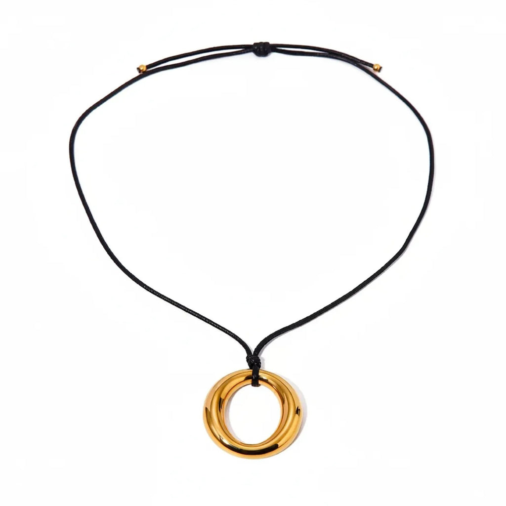 Gold-Plated Titanium Steel Layered Necklace – Tarnish-Free Women's Jewelry