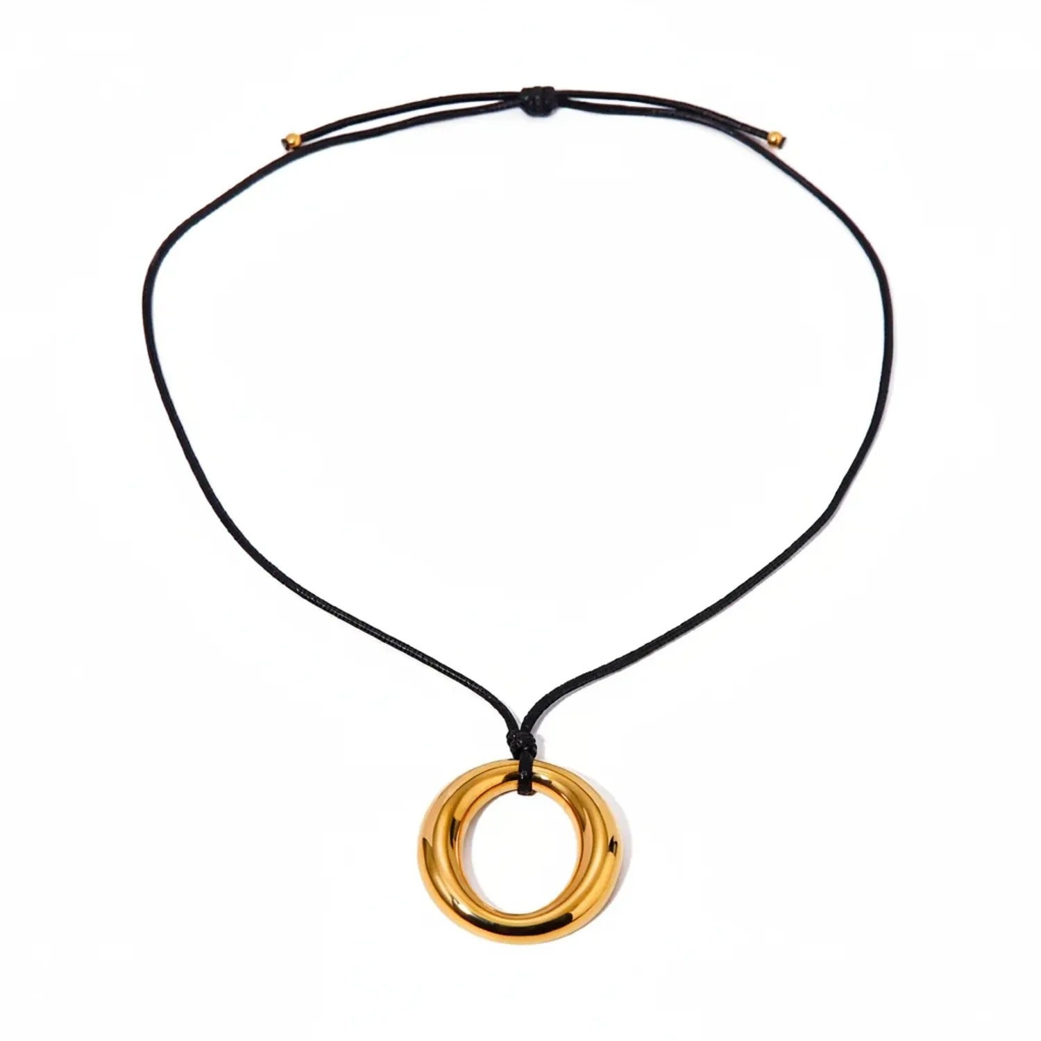 Gold-Plated Titanium Steel Layered Necklace – Tarnish-Free Women's Jewelry