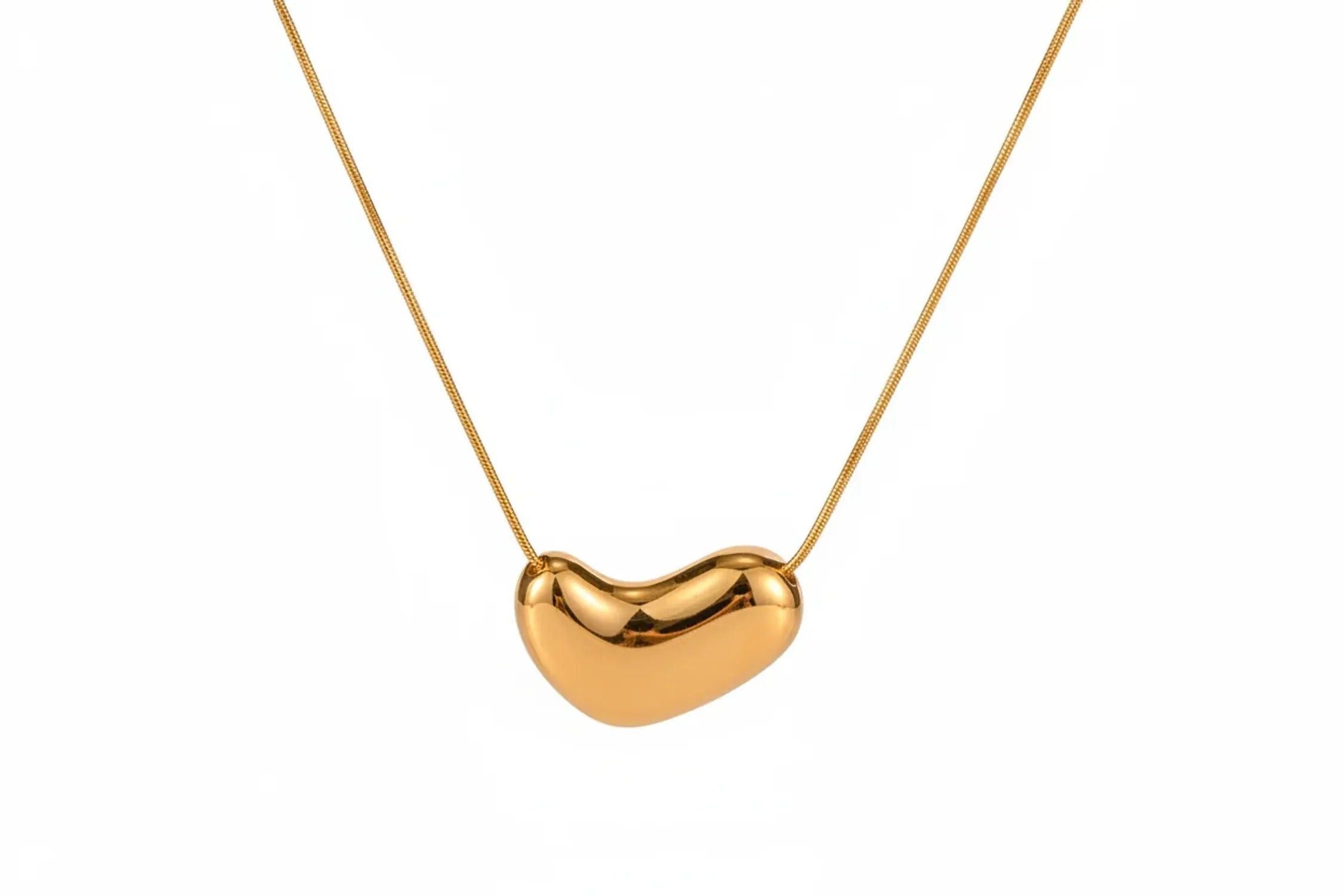 Gold-Plated Titanium Steel Layered Necklace – Tarnish-Free Women's Jewelry