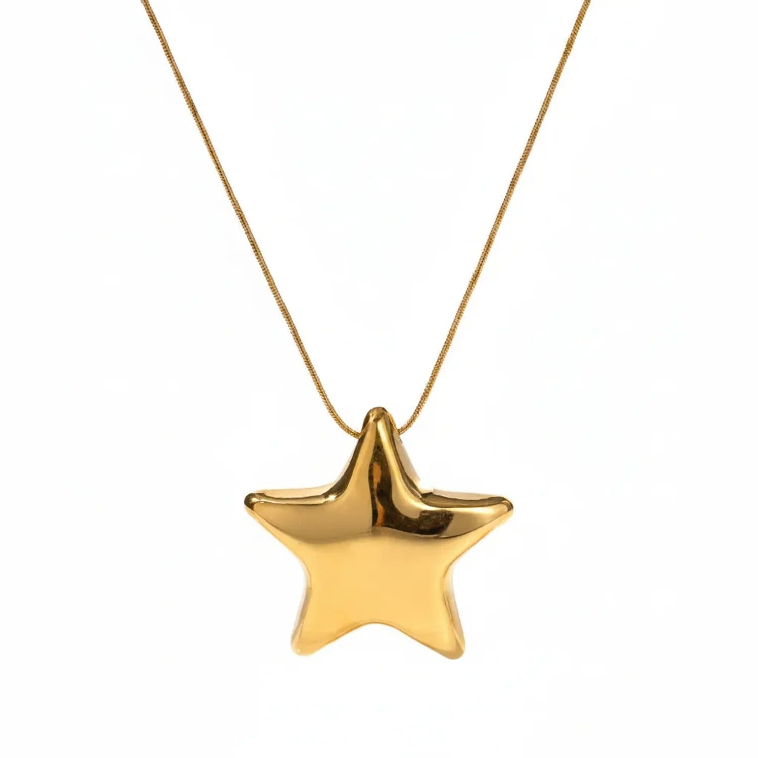 Gold-Plated Titanium Steel Layered Necklace – Tarnish-Free Women's Jewelry