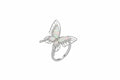 Gradient Butterfly Zircon Adjustable Ring