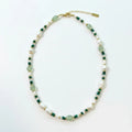Green Aventurine & Freshwater Pearl Necklace or Bracelet