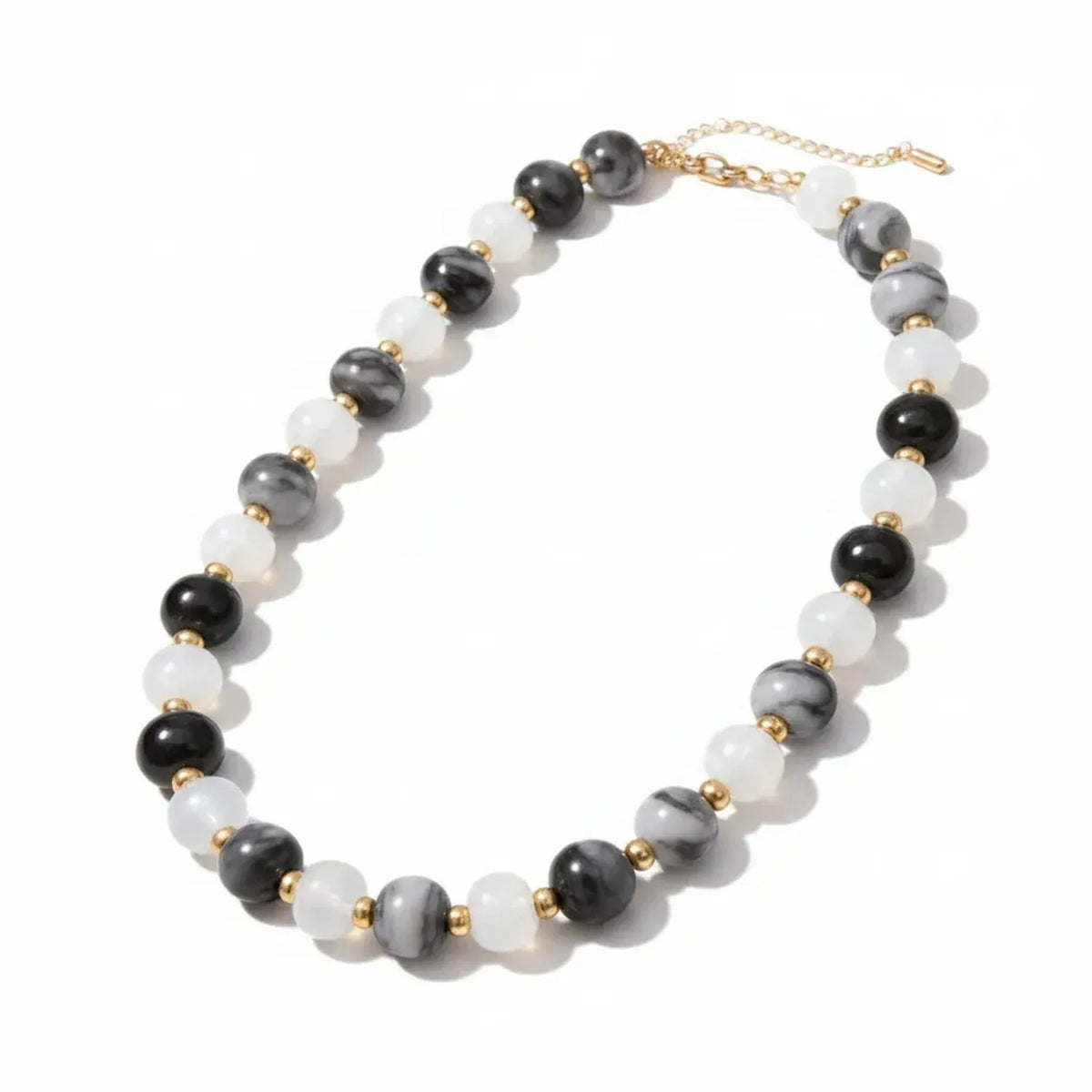 Handmade Beaded Clavicle Necklace - Colorful Beach Choker