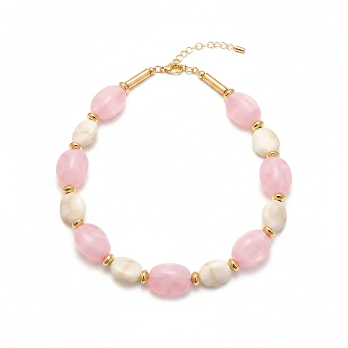 Handmade Beaded Clavicle Necklace - Colorful Beach Choker
