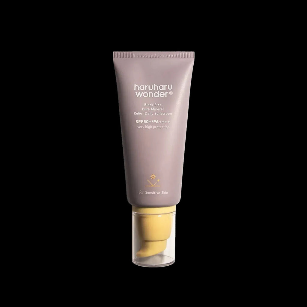 haruharuwonder — [haruharuwonder] Black Rice Pure Mineral Relief Daily Sunscreen Unscented SPF50+ 50ml