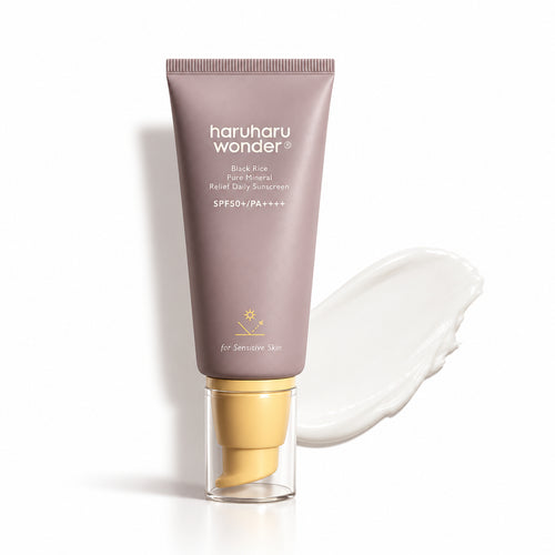 haruharuwonder — [haruharuwonder] Black Rice Pure Mineral Relief Daily Sunscreen Unscented SPF50+ 50ml